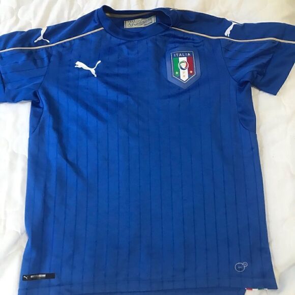 Puma boys FIGC T-shirt size XL - Picture 1 of 3